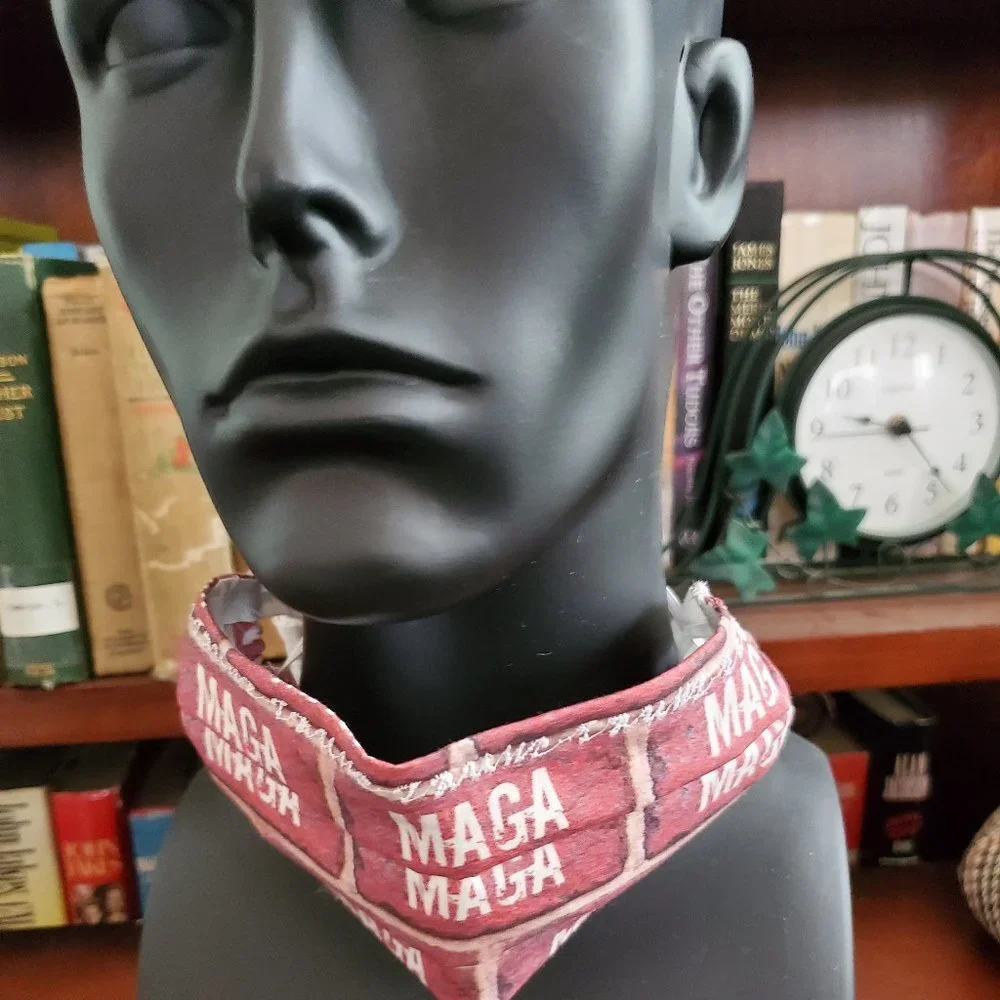 Cloth Face Mask - Silver/Copper Filters- MAGA WALL